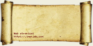 Vanja Peruničić vizit kartica